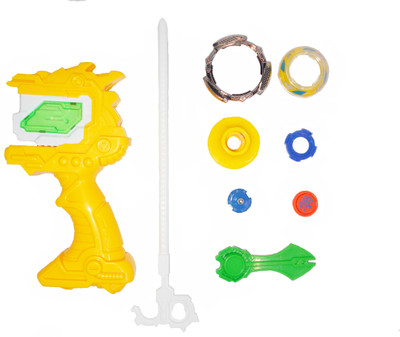 

Emob Fully Assembled 3D Dimensional Brave Invincible Metal Beyblade with Launcher(Multicolor)