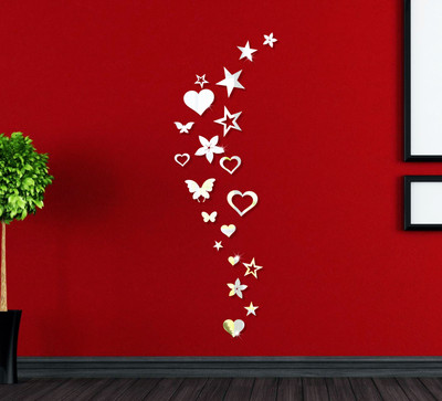 

Naveed Arts  Acrylic sticker Sticker(Pack of 20, Silver