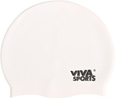 Viva Sports SURPLUS-CAP-WHT swimming Cap(White, Pack of 1) available at flipkart for Rs.103