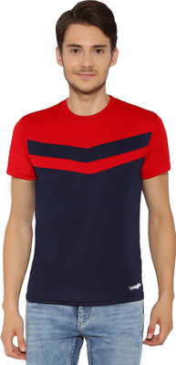 Imagica Solid Men Round Neck Red, Dark Blue T-Shirt available at flipkart for Rs.293