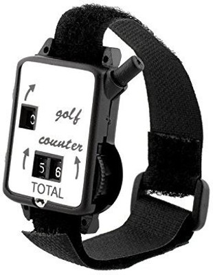 

Futaba Mini Wristband Golf Stroke Digital Tally Counter(Black Pack of 2)