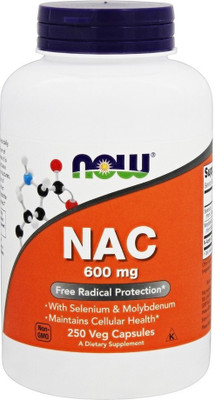 

Now Foods NAC-AcetylCysteine 600mg 250 Caps(250 No)