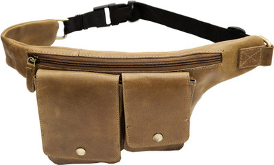 

Hidegear Genuine Leather Bumbag/Waist Pouch Waist Pouch(Brown)