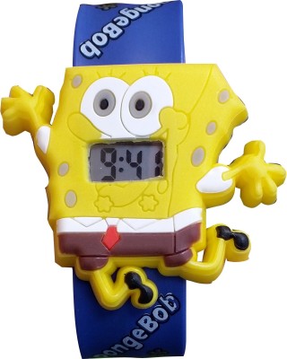 SS Traders Cute Multicolor SpongeBob Strap Watch  - For Boys   Watches  (SS Traders)