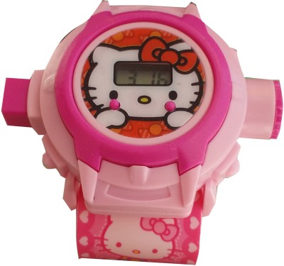 SS Traders 24 Images Projector Kitty Watch  - For Girls   Watches  (SS Traders)