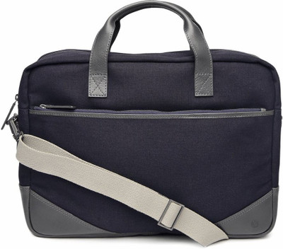 

Viari Canvas Briefcase Shoulder Bag(Blue, 15 inch)