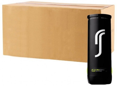 

RS All Court Black Edition Balls Carton (18 Cans) Tennis Ball(Pack of 4, Yellow)