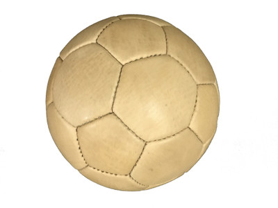 

Sahni Sports Genuine Leather Football Natural Color Size: 5 Football - Size: (Pack of 1, Brown