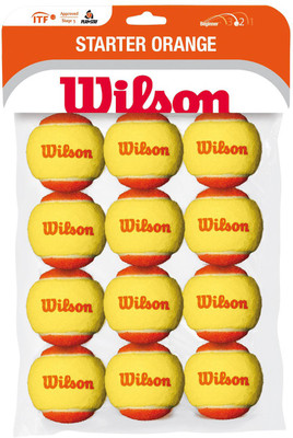 

Wilson Starter Orange Balls Dozen Tennis Ball(Pack of 12, Orange)