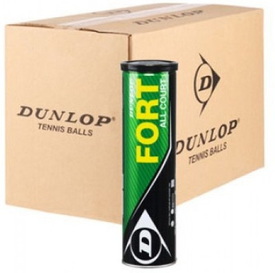 

Dunlop Fort All Court Balls Carton (24 Cans) Tennis Ball(Pack of 3, Yellow)