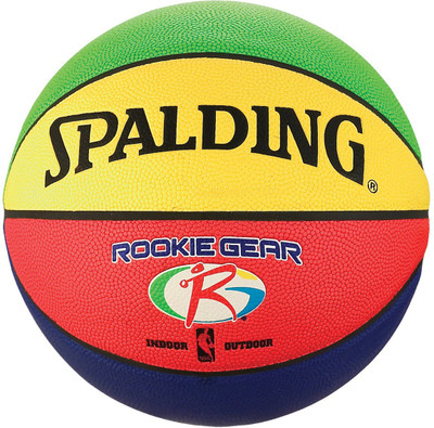 

SPALDING Rookie Gear Basketball - Multicolor Basketball - Size: (Pack of 1, Multicolor