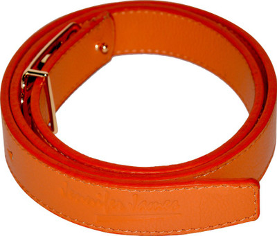 

Jennifer James Girls Casual, Party, Formal, Evening Orange Genuine Leather Belt