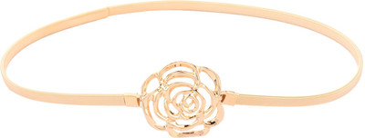 

Alvaro Castagnino Women Casual Gold Canvas Belt