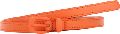 

Alvaro Castagnino Women Casual Orange Artificial Leather Belt