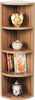

Bluewud Adora Engineered Wood Open Book Shelf(Finish Color - Walnut)