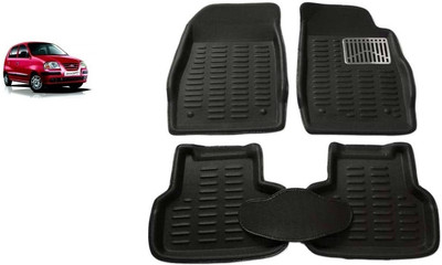 Typhon Polyutherine 3D Mat For  Hyundai Santro Xing(Black)