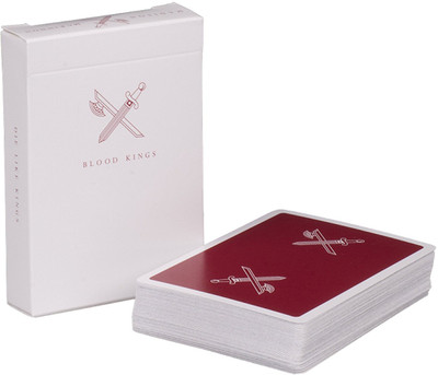 

Ellusionist Blood Kings V2 Playing Cards 2nd Edition Deck by Daniel Madison(Multicolor)