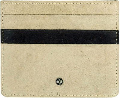 JL Collections 3 Card Holder(Set of 1, Beige)