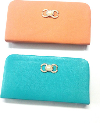 

MODESTIE Casual Orange, Blue Clutch, Blue;orange