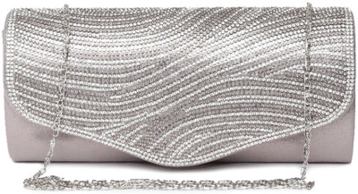 

Dressberry Party Grey Clutch