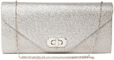 

Dressberry Party Silver Clutch