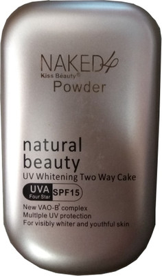 

Kiss Beauty Naked4 Natural Beauty Powder Compact(Grey)