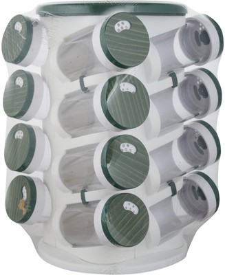 

EOAN INTERNATIONAL Jvs Majestic Tower 16 Jar 1 Piece Spice Set(Plastic)