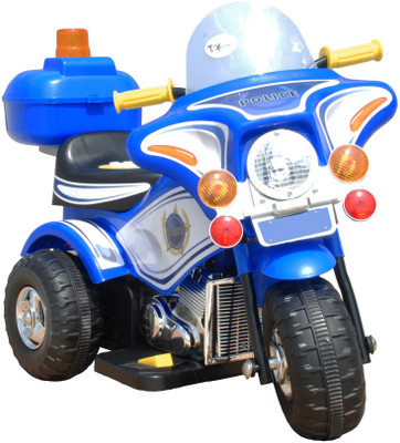 

Toyhouse 6v Police Rechargeable Bike Battery Operated Ride On(Blue)