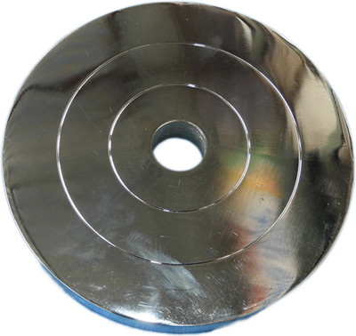 

Royal 5Kg 1Pc Chrome Silver Plate 27mm1 Silver Weight Plate(5 kg)