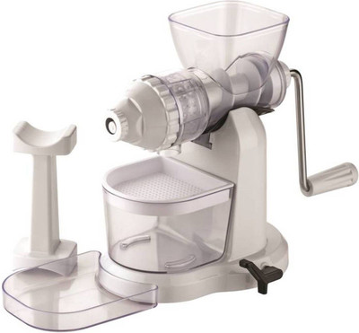 

Manoramaenterprises Prepare Fruit As Well As Vegetable Plastic Hand Juicer(White)