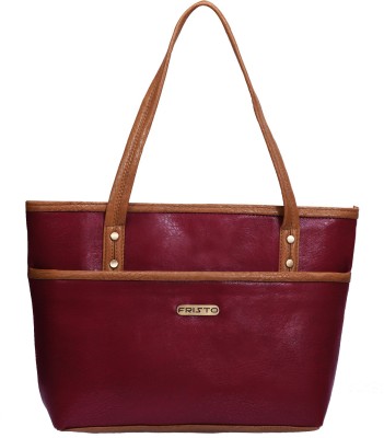 

Fristo Shoulder Bag(Maroon, Tan)