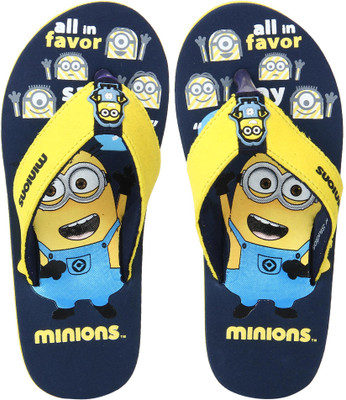 

Minions Boys Slip On Slipper Flip Flop(Dark Blue, Navy