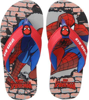 

Spiderman Boys Slip On Slipper Flip Flop(Grey, Grey red