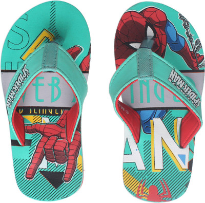 

Spiderman Boys Slip On Slipper Flip Flop(Green, Sea green