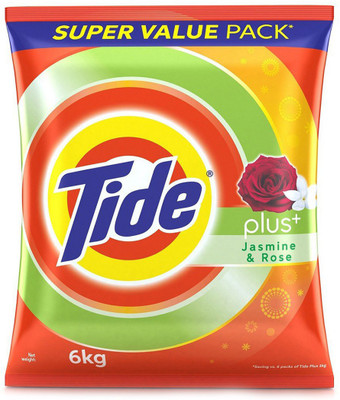 Tide Plus Jasmine & Rose Detergent Powder Detergent Powder(6 kg)