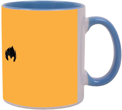 

Arkist vegeta hair Ceramic Mug(340 ml), Multicolor