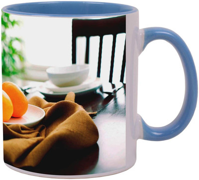 

Arkist oranges on a plate Ceramic Mug(340 ml), Multicolor