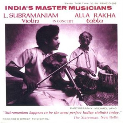 

Master Musicians Import Audio CD Standard Edition(Hindi - L. Subramaniam)