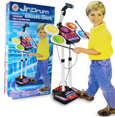 

HALO NATION Electronic Drum Beat Set For kids(Multicolor)