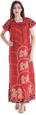 Apratim Women Nighty(Red)