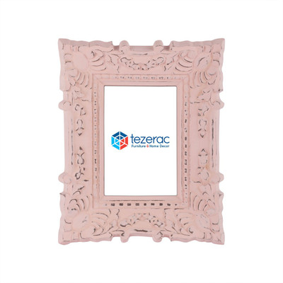 

TEZERAC Wood Photo Frame(Pink, 1 Photos)