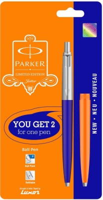 

Parker Jotter Standard CT Blue with Orange Barrel Ball Pen