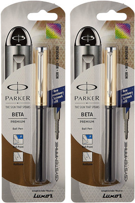 

Parker Beta Premium CT Ball Pen(Pack of 2)