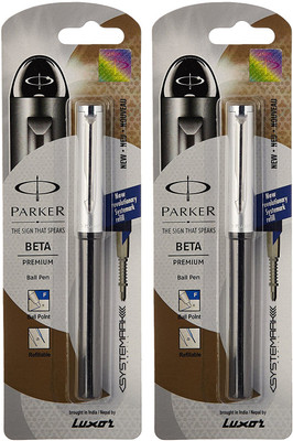 

Parker Beta Premium CT Ball Pen(Pack of 2)
