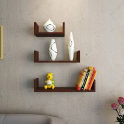 

A.S Wood MDF Wall Shelf(Number of Shelves - 3)