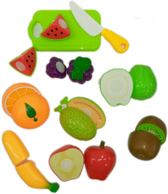 

Blossom Slash Fruits Realistic Sliceable Fruits Cutting Play Toy Set Multi Color