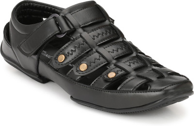

LAYASA Men BLACK Sandals