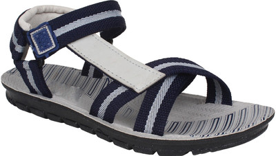 World Wear Footwear Men Grey Sandals