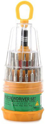 

care 4 Combination Screwdriver Set(Pack of 1), Yellow;red