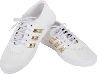 

Go India Store Canvas Shoes For Women(White